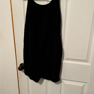 Black Sleeveless maternity romper